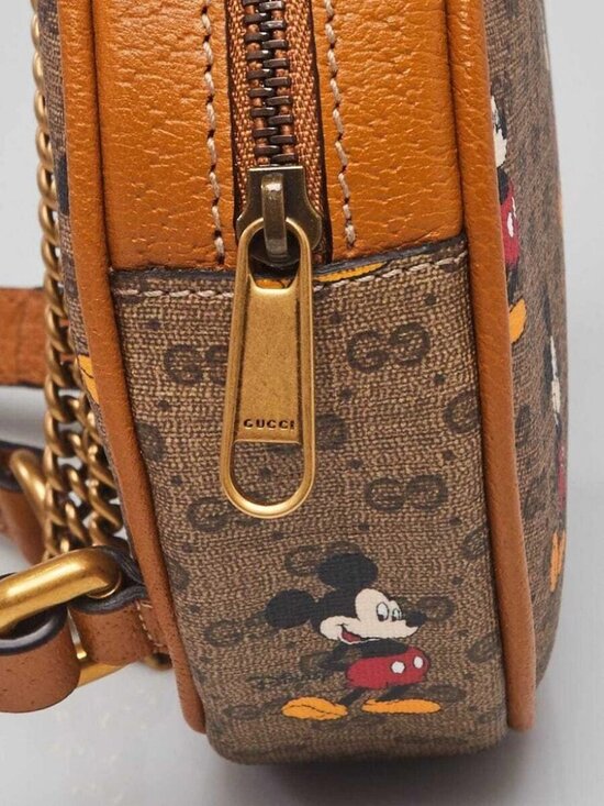 Gucci x Disney Brown GG Coated Canvas Mickey Mouse Mini Backpack Bag main image 6